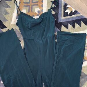 Elegant Teal Jumpsuit